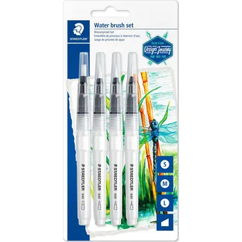 Umělecký štětec Staedtler Design Journey 949 Water Brush Set 4 ks