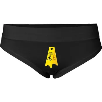 Kalhotky Dámske kalhotky - Pozor vlhká podlaha, Střih Tanga, Velikost XL
