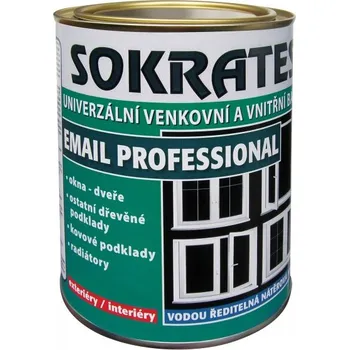 Lak na dřevo SOKRATES Email Professional - 5 kg bílá pololesk