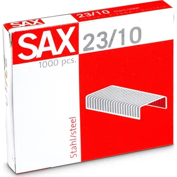 Drátky do sešívaček Sax 23/10, spojovač, 1000ks