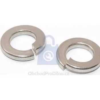 Matice Podložka pružná s obdélníkovým průřezem, DIN 127B, nerez A1 27,5, balení 1 ks