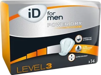 Inkontinenční vložka Ontex iD for Men Level 3 Power Dry 14 ks