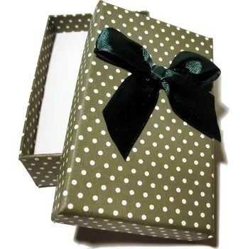 Dárková krabička Krabička zelená - 80x50x25mm