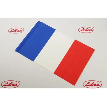 Vlajka Francie praporek 21x33 cm