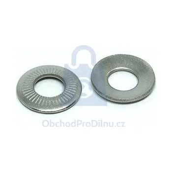 Matice Podložka kontaktní, forma M se středním vnějším průměrem, nerez A2 8,2 x 18 x 1,4 - hobby balení, balení 1 ks