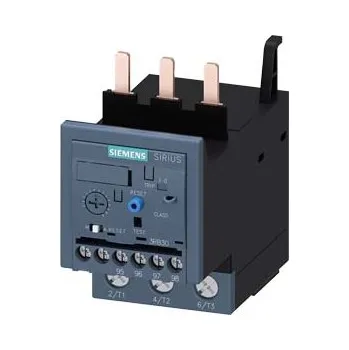 Relé SIEMENS Relé nadproudové 12,5-50A pro ochranu motoru, S2, třída 10E, montáž na stykač 3RB3036-1UB0