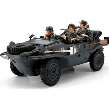 RC model tanku 1/16 Schwimmwagen, sada figurek, ručně malované, 3 ks.