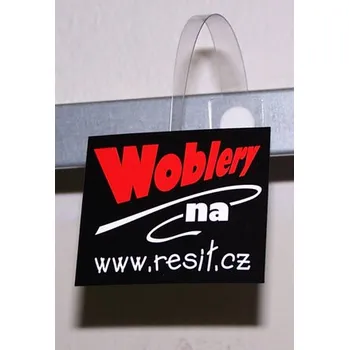 Wobler - obdélník A6 papír 250g + laminace, balení po 100 ks