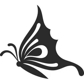 Samolepicí dekorace na vozidlo SI0190012A - China Butterfly2 - 100 x 88 mm