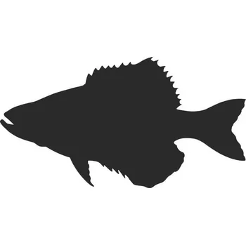 Samolepicí dekorace na vozidlo SI0115206F - Ryba3 - 160 x 155 mm doleva