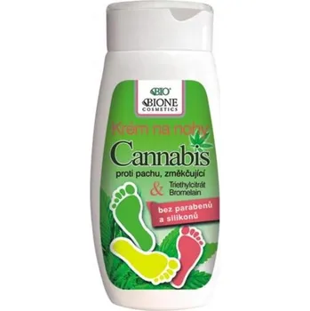 Kosmetika na nohy BIONE COSMETICS Cannabis změkčující krém na nohy 260 ml