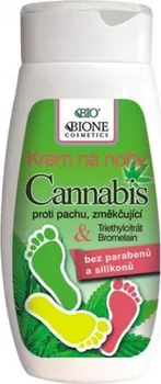 Kosmetika na nohy BIONE COSMETICS Cannabis změkčující krém na nohy 260 ml