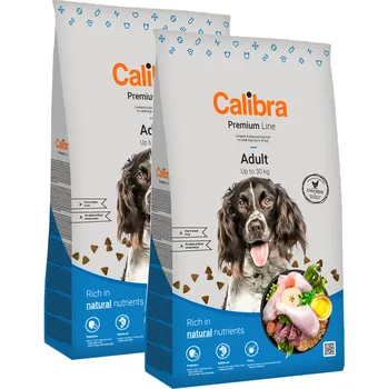 Krmivo pro psa 2x Calibra Dog Premium Line Adult 12 kg NEW