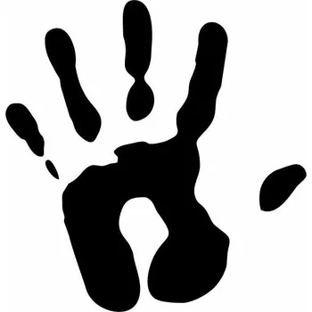 Samolepicí dekorace na vozidlo Ruka 130 x 125 mm doprava