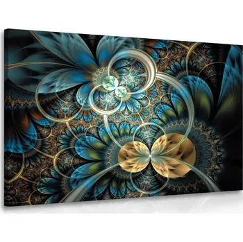 Malvis ® Obraz květinové ornamenty Velikost (šířka x výška): 80x60 cm