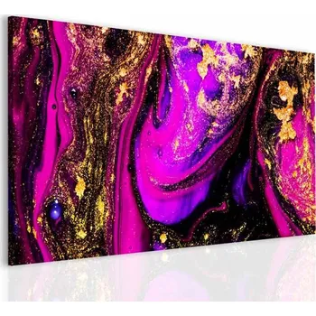 Obraz Malvis ® Obraz abstraktní fialová Velikost (šířka x výška): 30x20 cm