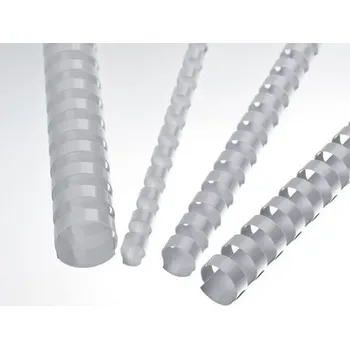 Vázací hřbet EUROSUPPLIES A4 25 mm bílý - balení 50 ks