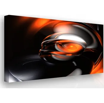 Malvis ® Obraz na stěnu Oranžová fantazie Velikost (šířka x výška): 90x60 cm