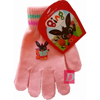 Čepice EPLUSM Rukavice KRÁLÍČEK BING prstové růžové Růžová univerzální cca 2-8 let