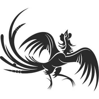 Samolepicí dekorace na vozidlo SI0190008E - China Cock8 - 160 x 130 mm
