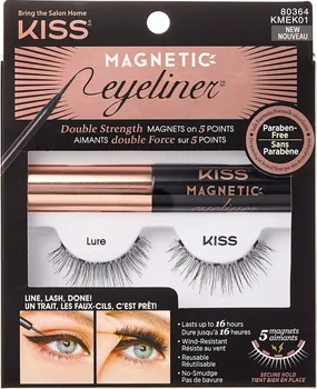 Umělé řasy KISS Magnetic Eyeliner & Lash Kit 01 Lure
