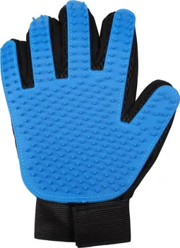 Kartáč pro zvířata Merco Pet Glove vyčesávací rukavice modrá