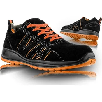 TOKIO 2135-01 VM polobotka černá-oranžové doplňky - 43