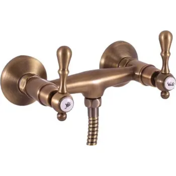 Sprchová baterie RAV SLEZÁK Morava 150 mm stará mosaz MK480.5SM