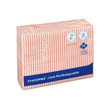 Utěrka CHICOPEE j-cloth plus biodeg červená 50 ks v balení CHIC/74442/PAK