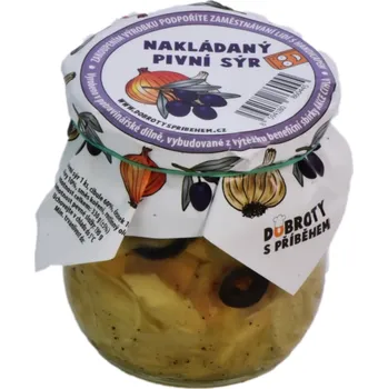 Dobroty s příběhem Nakládaný pivní sýr 100 g