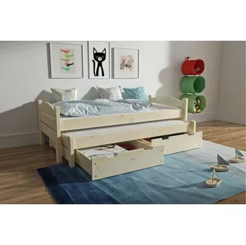 Postel Postel Martin 90x200/80x190cm + rošt a šuplíky ZDARMA