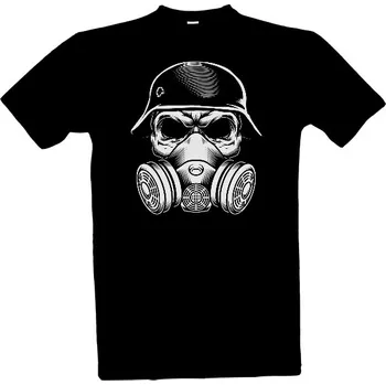 Pánské tričko Tričko s potiskem Lebka - německý voják pánské