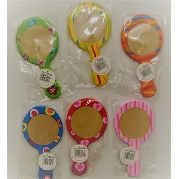 Dřevěná hračka Dřevěná barevná zrcátka modré