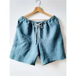 Snový svět Lněné kraťasy modré UNI Velikost oblečení: XL