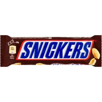 Čokoláda Snickers tyčinka 50g