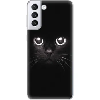 Odolné silikonové pouzdro iSaprio - Black Cat - Samsung Galaxy S21+