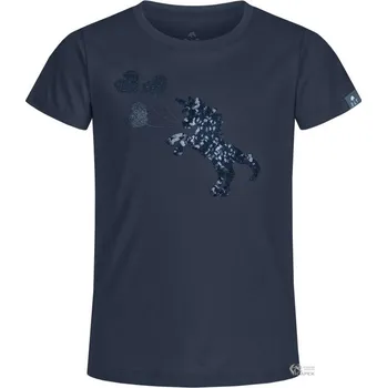 Dětské tričko Elt -LUCKY FLORA- - Tmavě modrá - 116/122