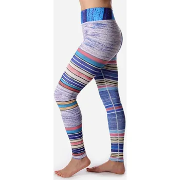 Dámské legíny Legíny se vzorem Crazy Stripes - S