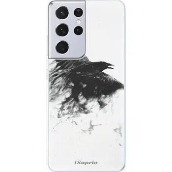 Pouzdro na mobilní telefon Odolné silikonové pouzdro iSaprio - Dark Bird 01 - Samsung Galaxy S21 Ultra