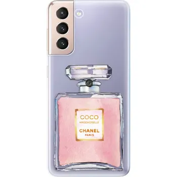 Pouzdro na mobilní telefon Odolné silikonové pouzdro iSaprio - Chanel Rose - Samsung Galaxy S21