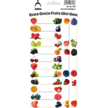 Speciální papír ARCH Samolepící etikety ovoce
