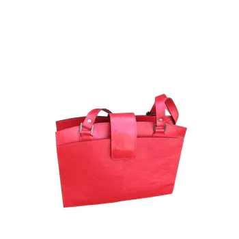 Kabelka Triton Kožená ručně šitá kabelka TATIANA - česká výroba; červená