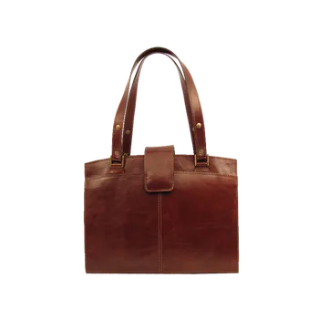 Kabelka Triton Kožená ručně šitá kabelka TATIANA - česká výroba; med