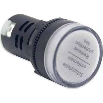 Vývojová deska Signální LED světlo 22 mm AC/DC 12V - Bílé