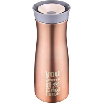 Banquet Metallic 380 ml růžový Termohrnek Banquet Metallic 380 ml růžový