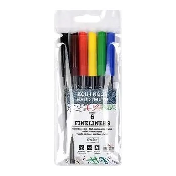 Set školních potřeb Cienkopisy 6 kolorów