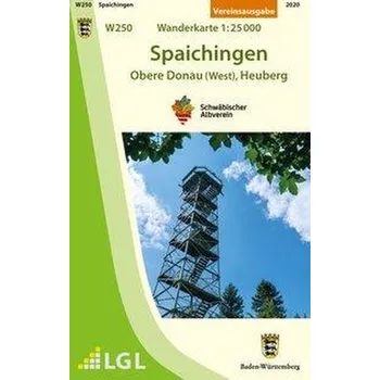 Spaichingen - Obere Donau (West), Heuberg. Wanderkarte 1:25.000