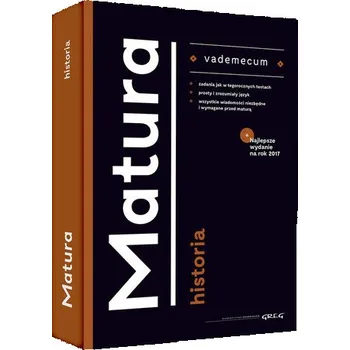 Cizojazyčná kniha Vademecum matura - historia - 2017 Czarne - Agnieszka Kręc, Jerzy Noskowiak, Beata Zapiór