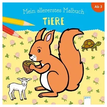 První čtění Mein allererstes Malbuch. Tiere - Heine, Claudia