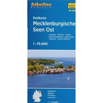 Radkarte Mecklenburgische Seen Ost 1:75.000 (RK-MV07) - Esterbauer Verlag
